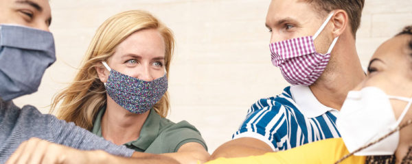 Masque en tissu glamour